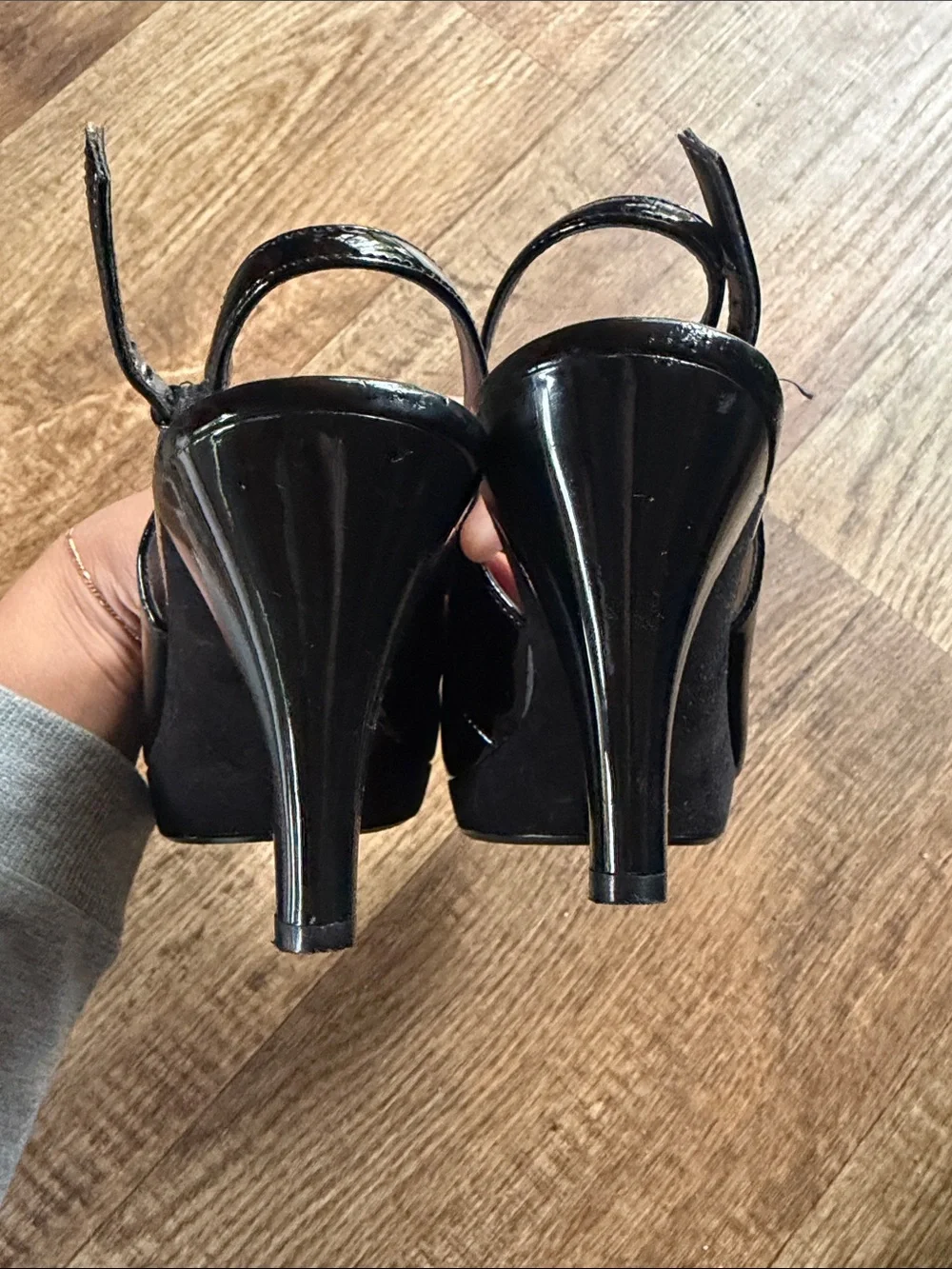 Nine West ‘Karoo’ Slingback Peep-Toe Pump - Picture 6 of 7